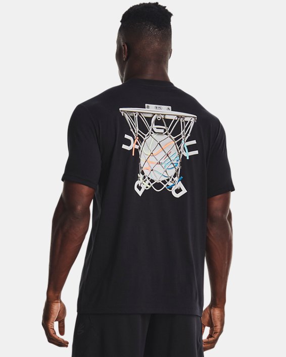 男士Curry Hoop短袖T恤, Black, pdpMainDesktop image number 1